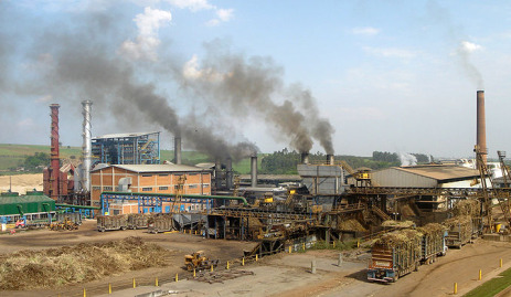 An ethanol plant. 