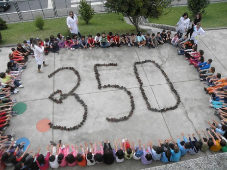 Students in Portugal organizing for 10/10/10