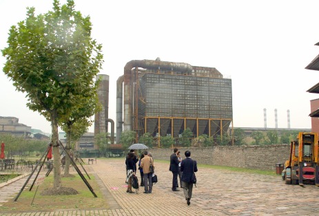 Old Shanghai steel plant.