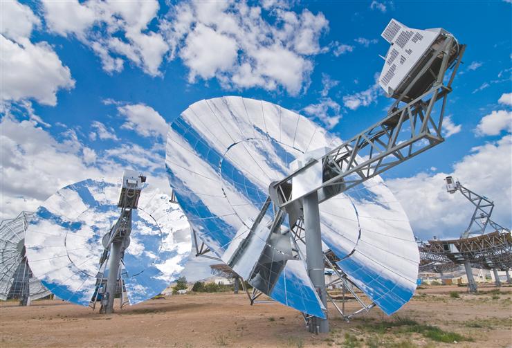 Solar dish.