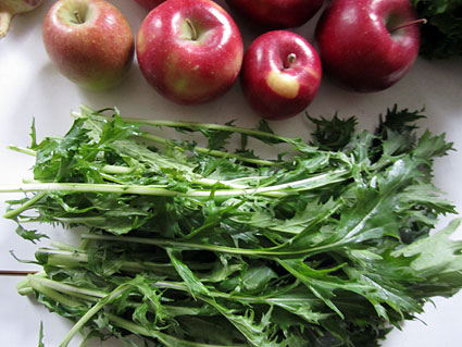 Apples and greens