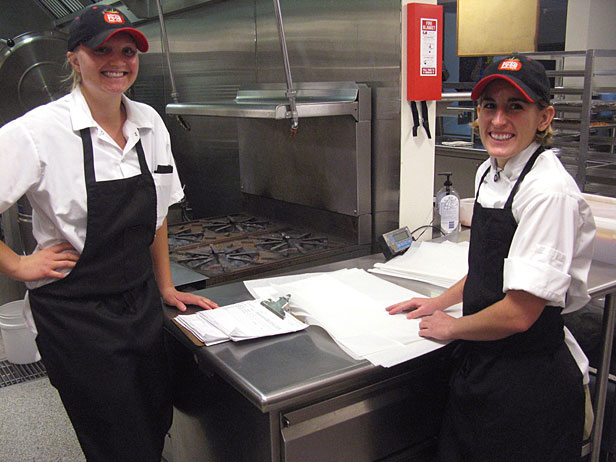 Women in cafeteria