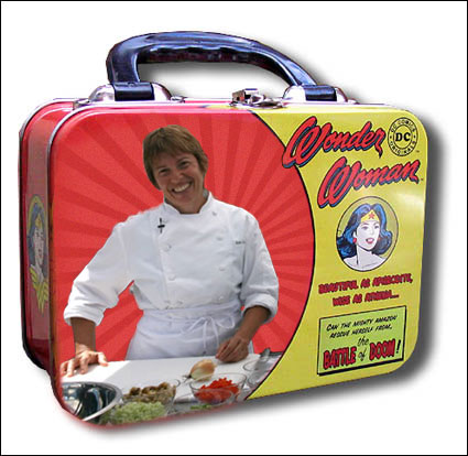 Ann Cooper on a lunchbox