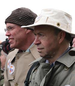 Bill McKibben and James Hansen