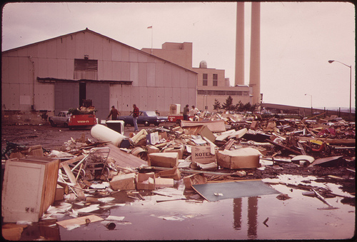 New York City Incinerator Plant at Gravesend Bay.