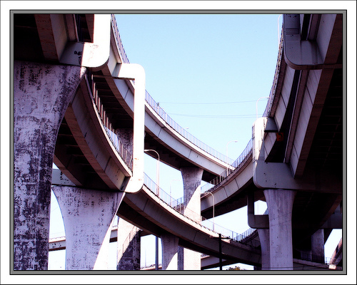 Highway overpass.