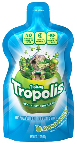 AppleWorld fruit pouch