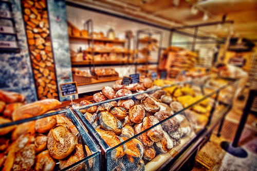 Bread at Eataly.