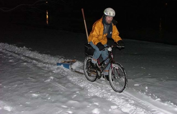 Dave on snow plow