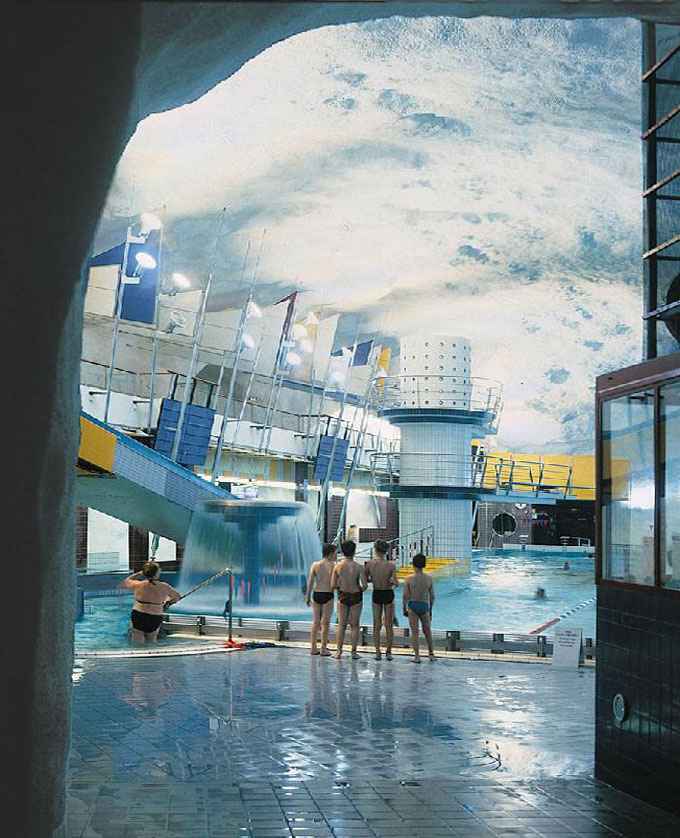 underground swimming pool