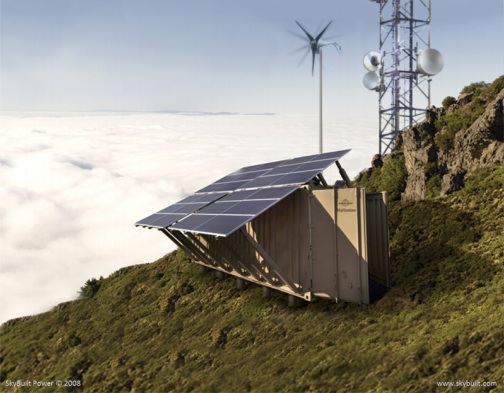 solar powered wind turbine