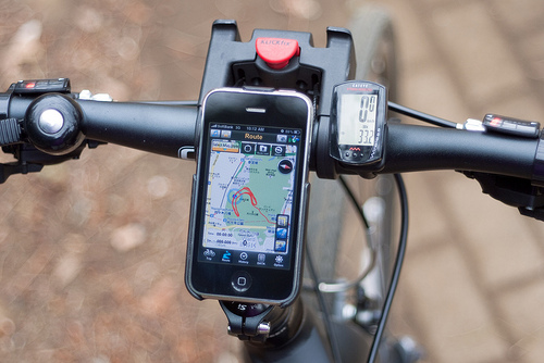 iPhone bike mount