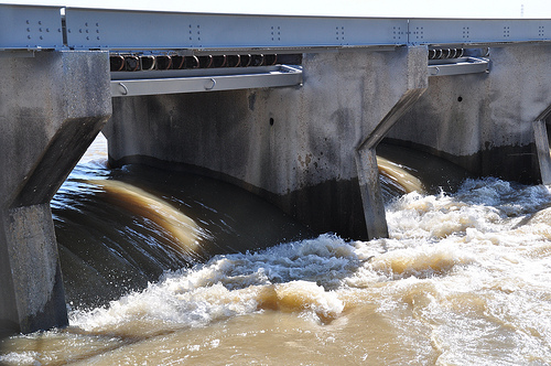 open spillway