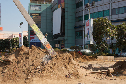 Mall and construction