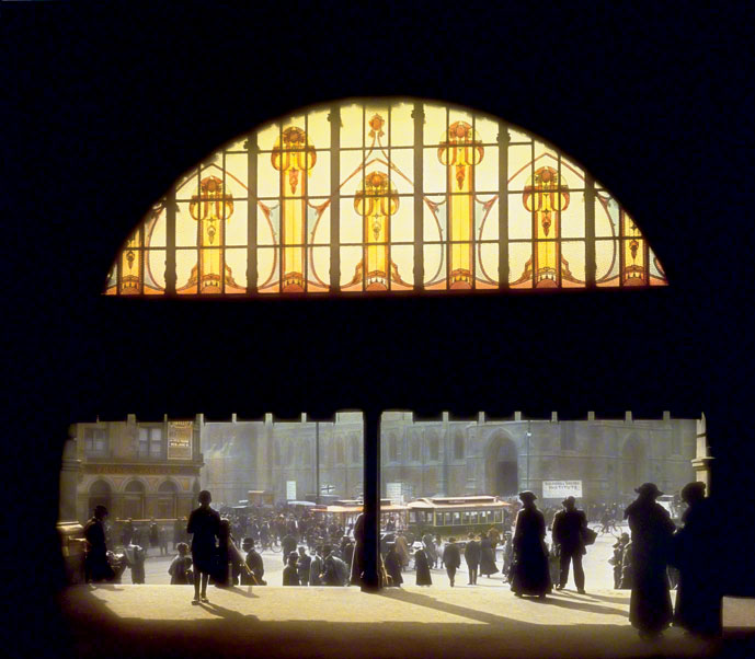 Melbourne, Flinders Street Station, 1917.