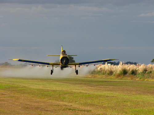 Pesticide plane. 