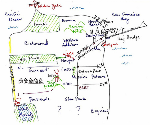 Neighborhood map.