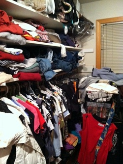 Jen's mom's closet