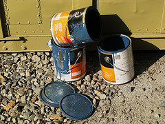 paint cans