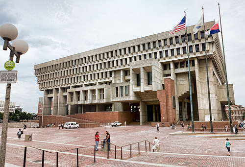 Boston's city hall.