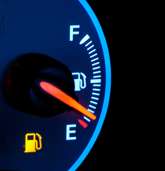 empty gas tank