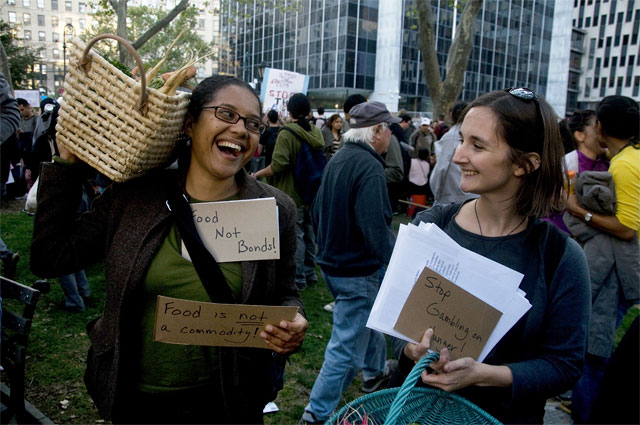 Protesters.