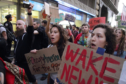 Occupy Wall Street protests.