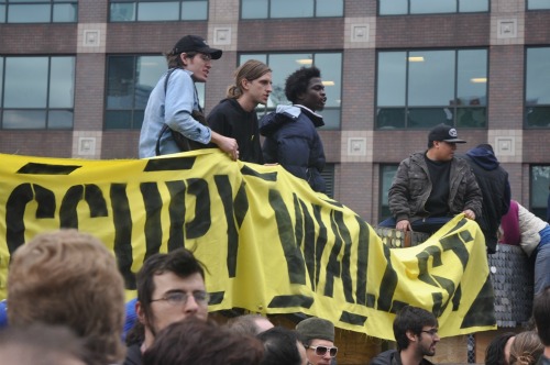 Protesters.