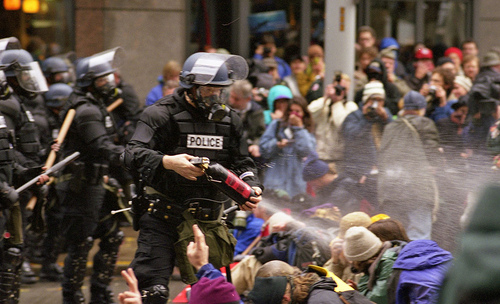 WTO pepper spray