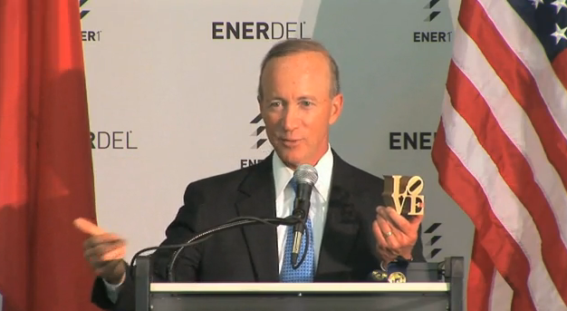 Mitch Daniels hearts EnerDel.