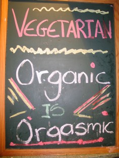 vegetarian sign