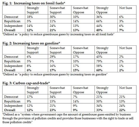 Brookings poll: public opinion on carbon pricing