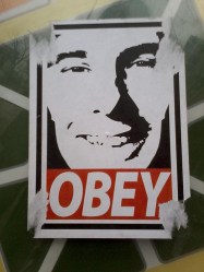 Scott Walker "Obey" Sign