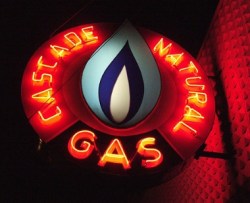 natural gas sign