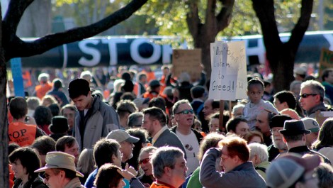 From a November 2011 protest against Keystone XL