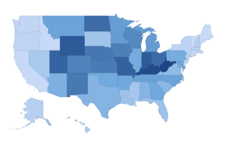 coal as percent 2011