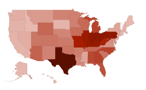 coal use by state 2011