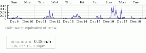 everett rainfall