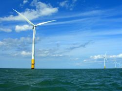 An offshore wind facility in the U.K.