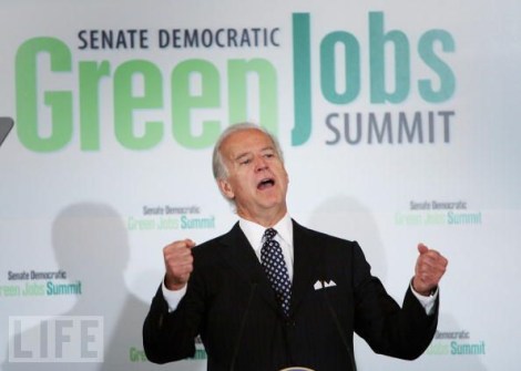 Biden at a 2010 green jobs event