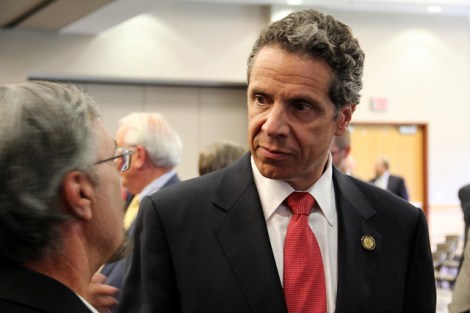 Gov. Andrew Cuomo, in listening mode