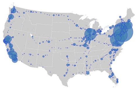 Amtrak map