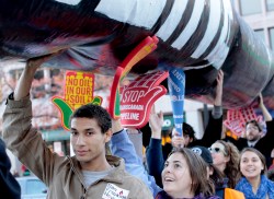 The GOP, arguing that climate change and Keystone XL are separate issues, asked Obama to please not listen to these people.