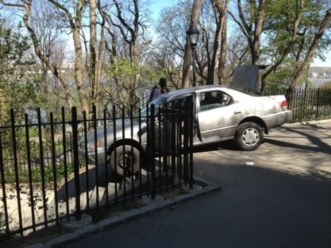 "This pothole looks like it was designed by Frederick Law Olmsted!"