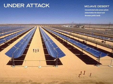 big solar project in Mojave Desert