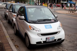 Car2go cars.