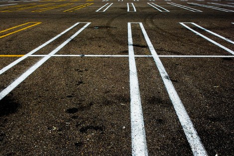 empty parking lot