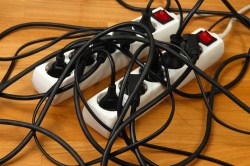 Tangled-cords-power-strip-electricity