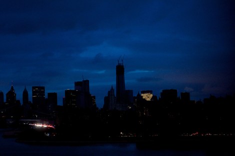 New York City after Superstorm Sandy. 