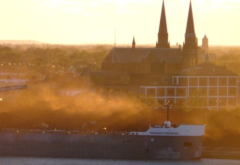 Detroit coke piles